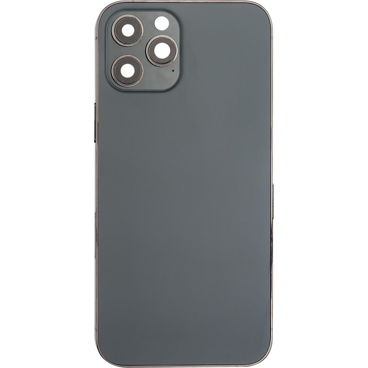 iPhone 12 Pro Max Back Housing w/ Small Parts Black (OEM PULL)