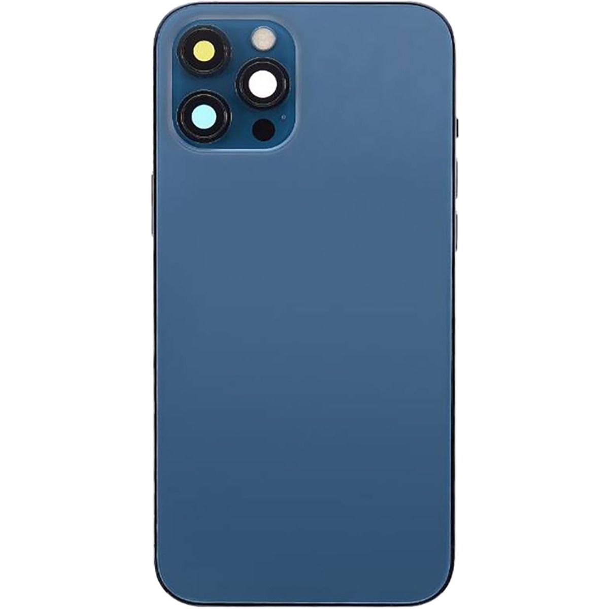 iPhone 12 Pro Max Back Housing w/ Small Parts Blue (OEM PULL)