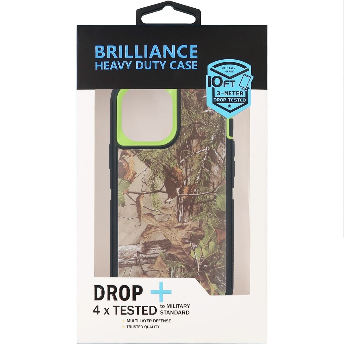 Brilliance HEAVY DUTY iPhone 12 Mini Camo Series Case Green