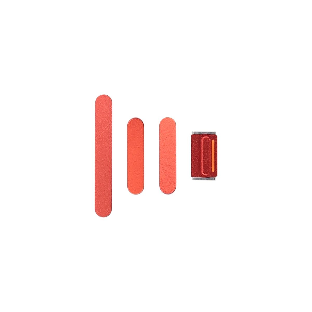 iPhone 12 Side Buttons (Power / Volume / Switch) Red