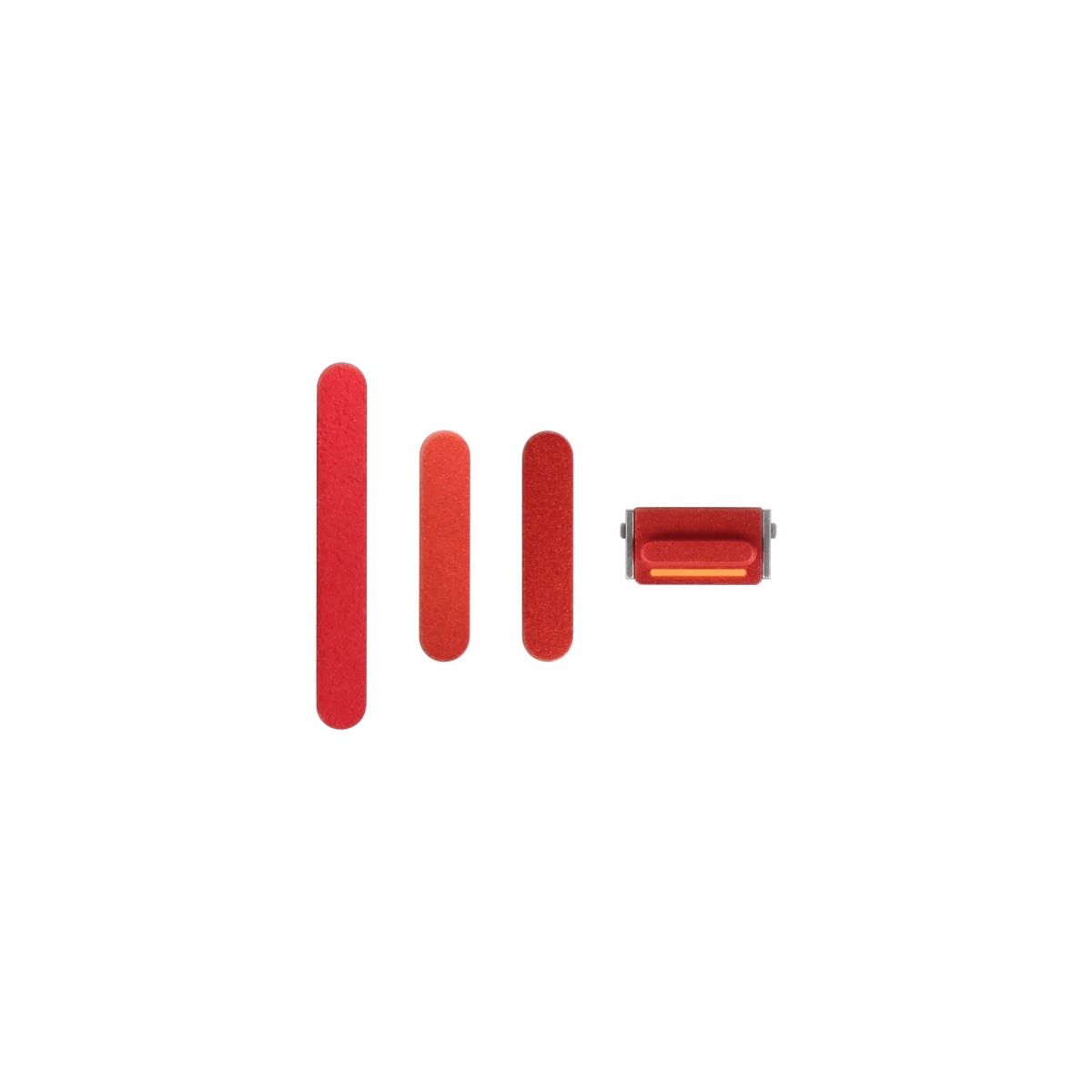 iPhone 13 Mini / 13  Hard Buttons (Power/Volume/Switch) Red
