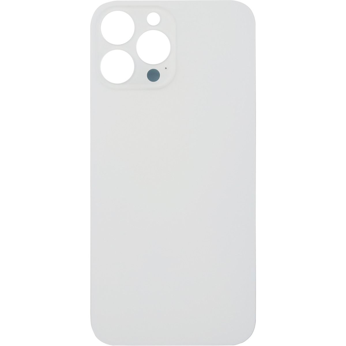 iPhone 13 Pro Max Back Glass Door without Camera Lens Silver ( OEM PULL)