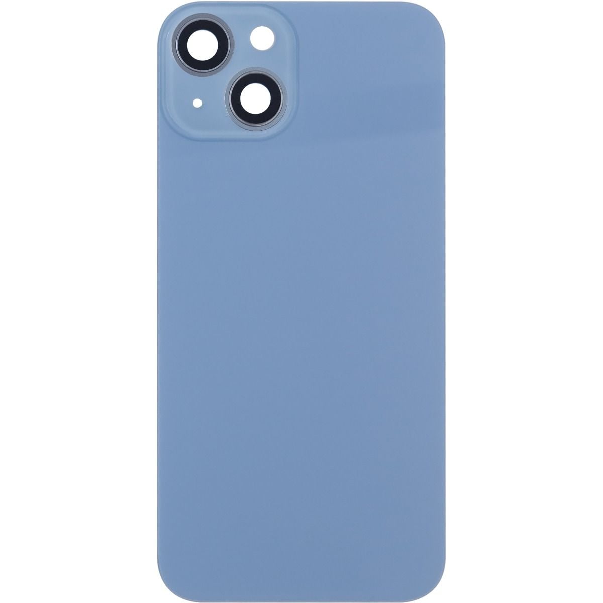 iPhone 14 Back Glass W/Steel Plate Blue (OEM PULL)