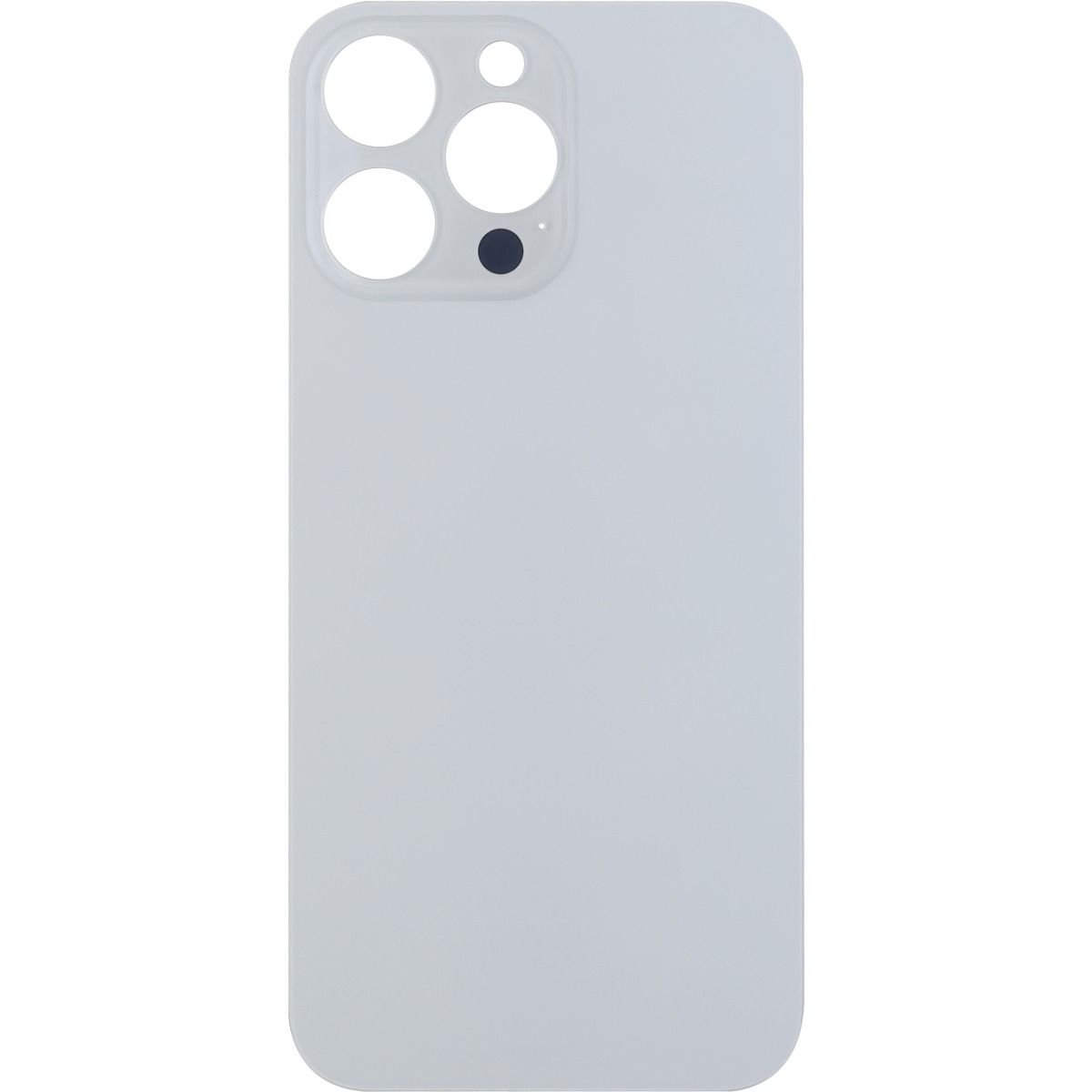 iPhone 14 Pro Max Back Glass Door without Camera Lens Silver (OEM PULL)