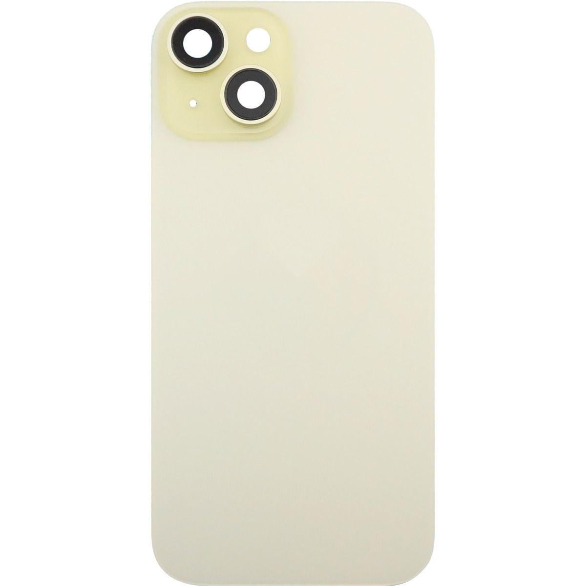 iPhone 15 Back Glass W/Steel Plate Yellow (OEM PULL)