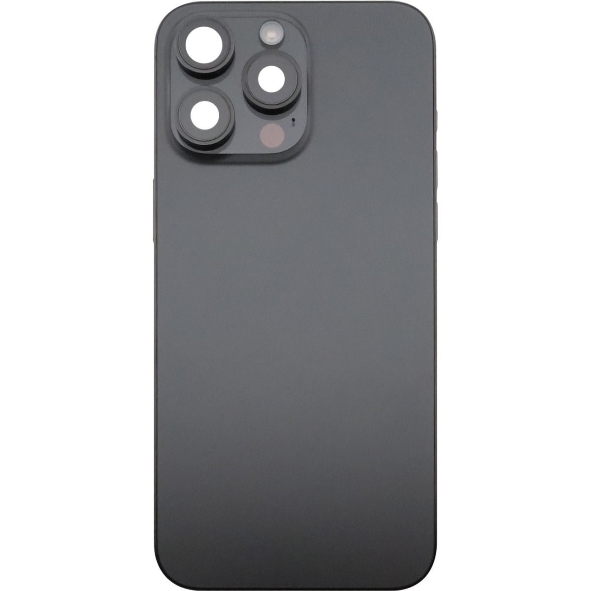 iPhone 15 Pro Max Back Housing W/ Small Parts Black Titanium (OEM PULL)