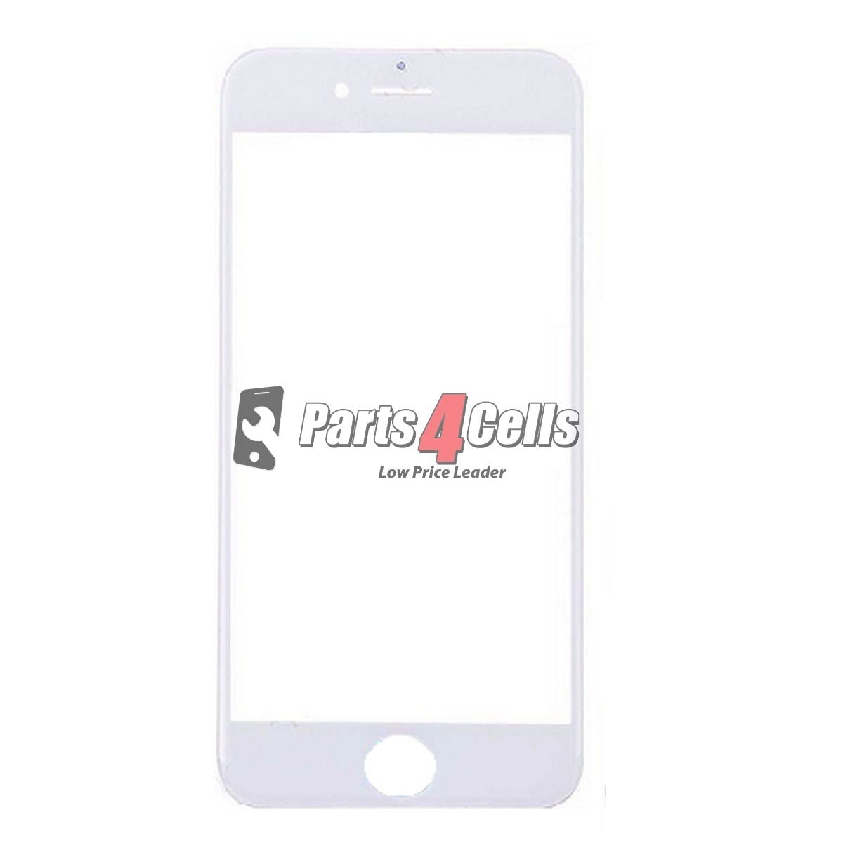 iPhone 6S Glass with Frame and OCA Pre-Installed White