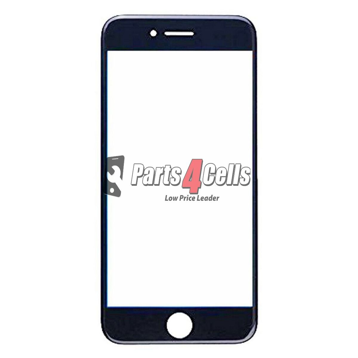 iPhone 7 Glass with Frame and OCA Pre-Installed Black