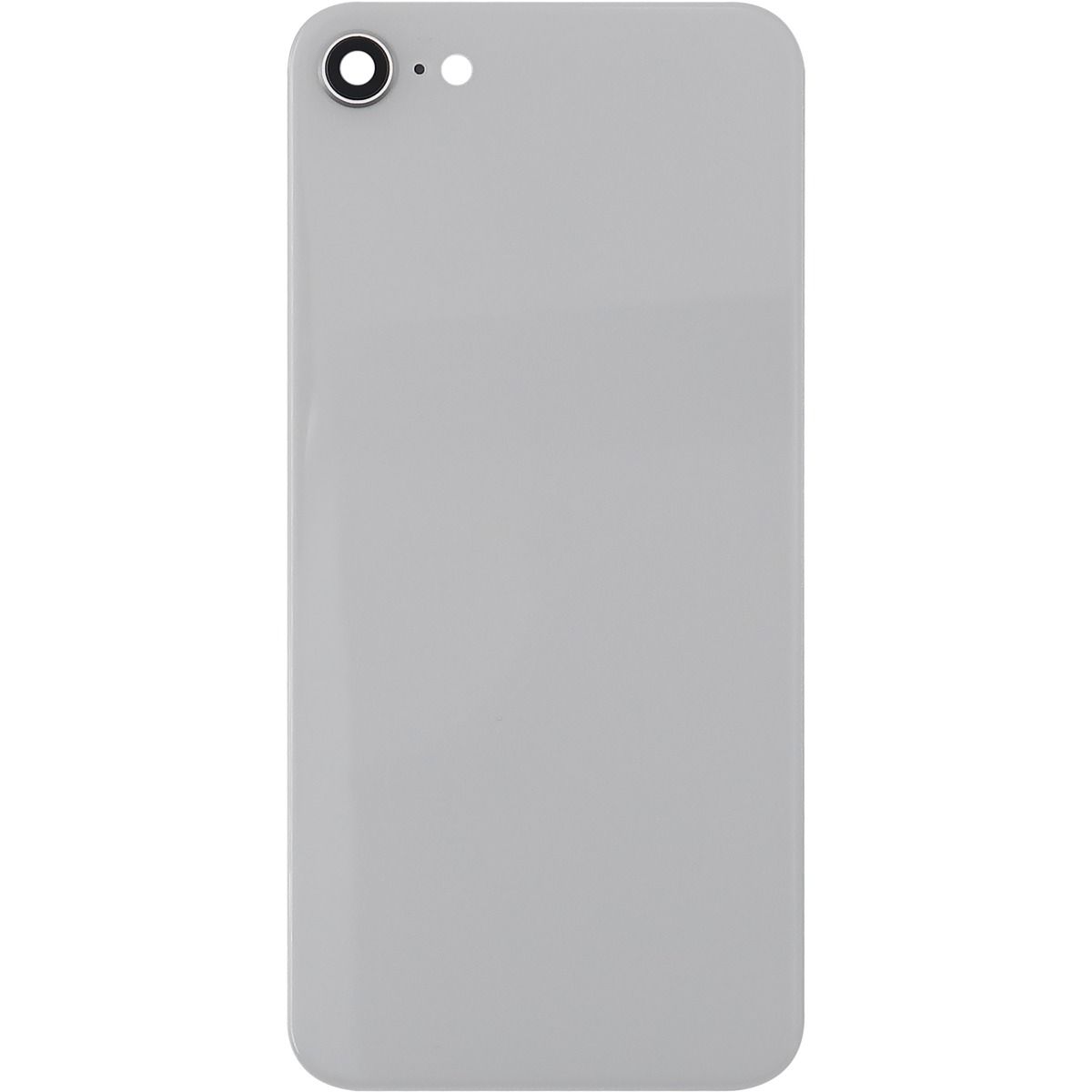 iPhone 8 Back Glass w/ Camera Lens White (No Logo)