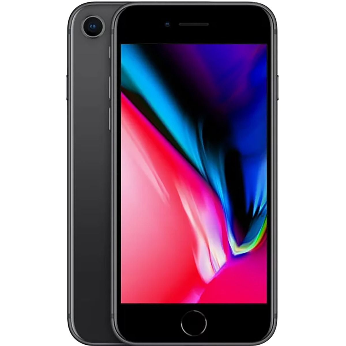 IPHONE 8 GRAY GOOD HOME BUTTON CRACKED 64GB