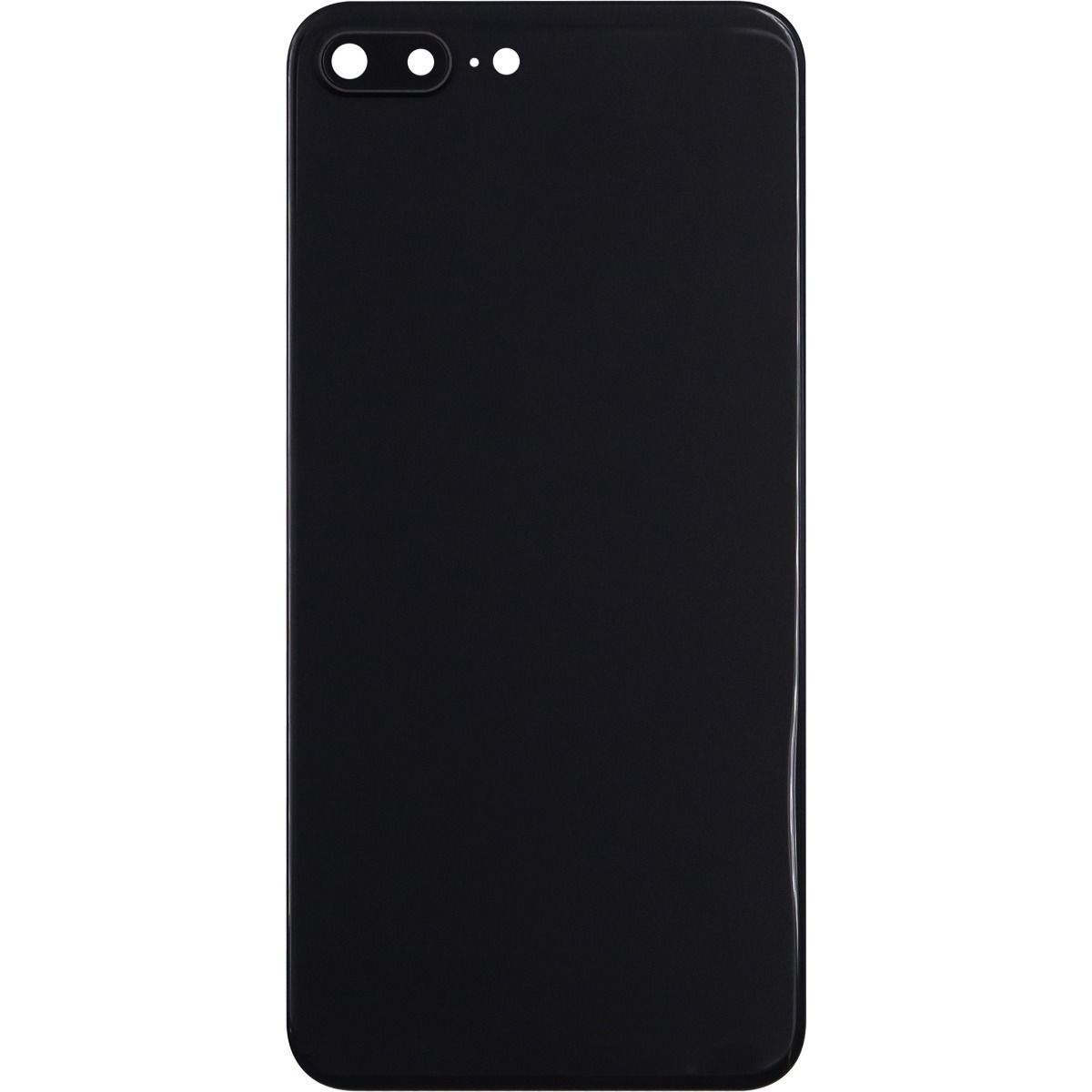 iPhone 8 Plus Back Glass w/ Camera Lens Black NO LOGO