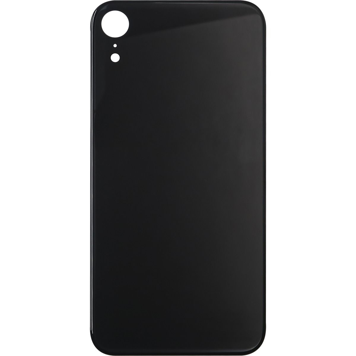 iPhone XR Back Glass without Camera Lens Black NO LOGO