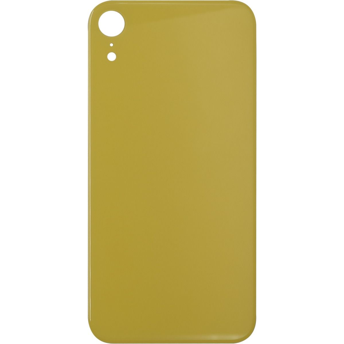 iPhone XR Back Glass without Camera Lens Yellow (OEM PULL)