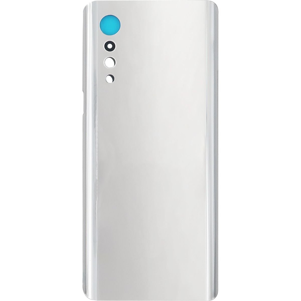 LG Velvet 5G Back Door + Adhesive Silver US Version