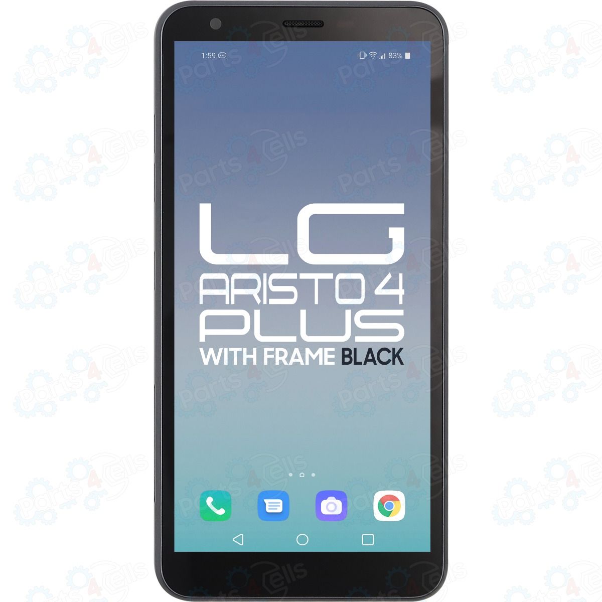 LG Aristo 4 Plus LCD with Touch Black + Frame