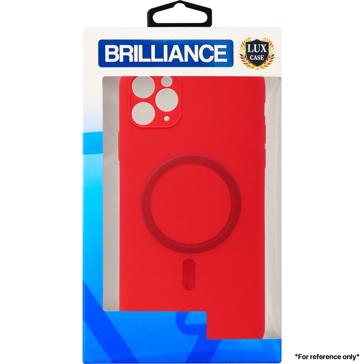 Brilliance LUX iPhone XR Magnetic wireless charging case Red