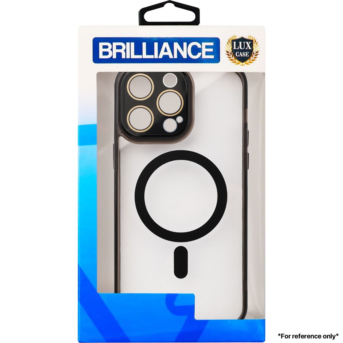 Brilliance LUX For iPhone 13 Pro Magnetic with camera lens Black