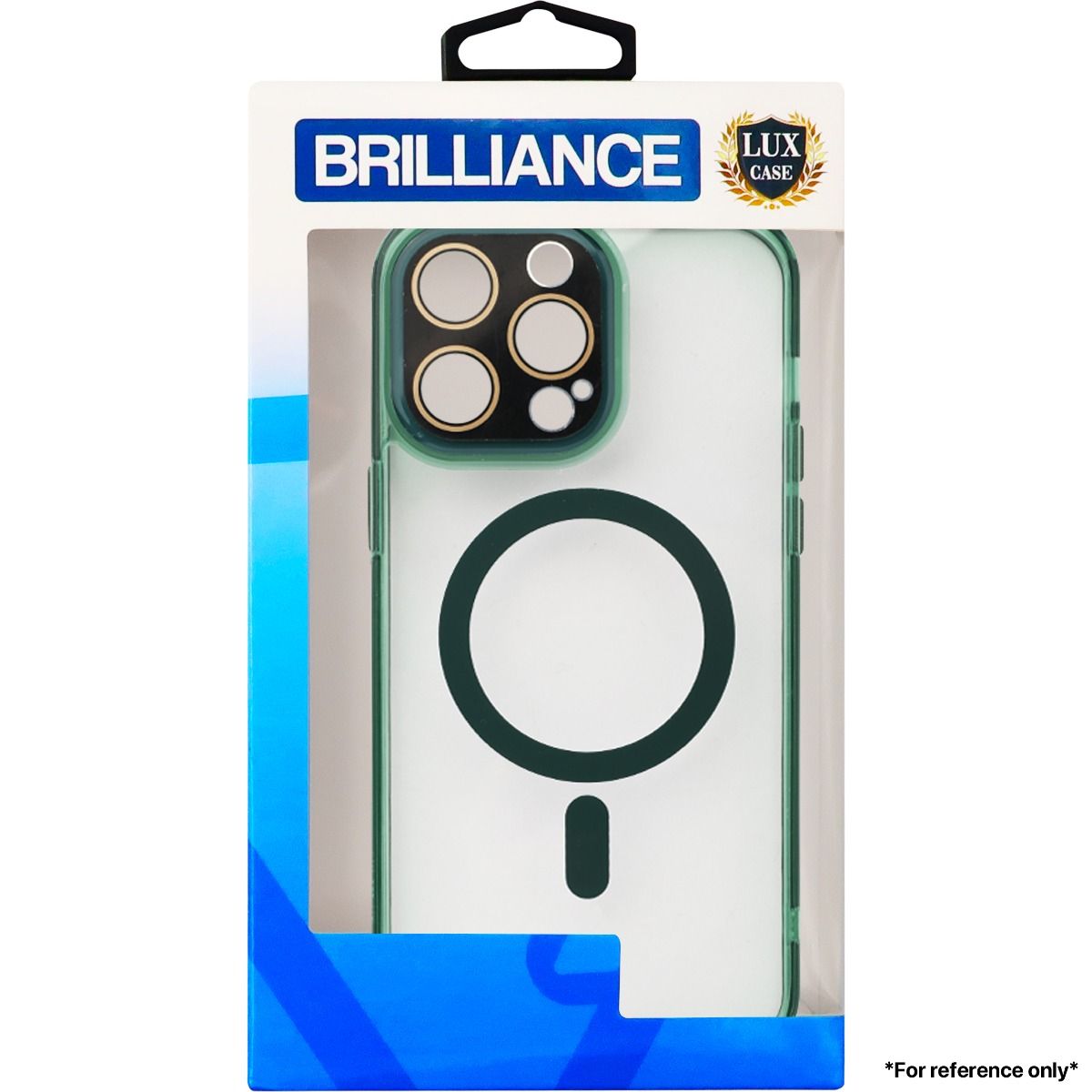 Brilliance LUX For iPhone 14 Plus Magnetic with camera lens Green