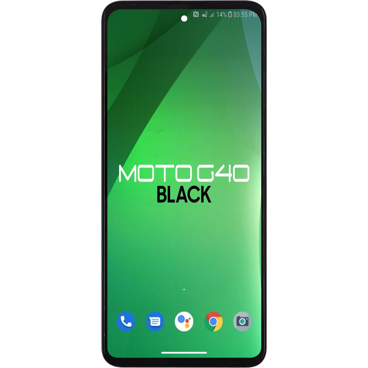 Motorola G40 Fusion LCD with Touch + Frame Black XT2147