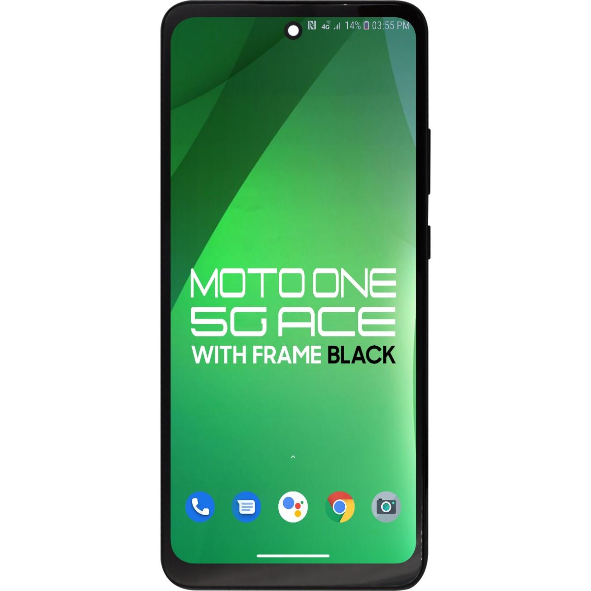 Motorola One 5G ACE UW LCD With Touch + Frame Black XT2113