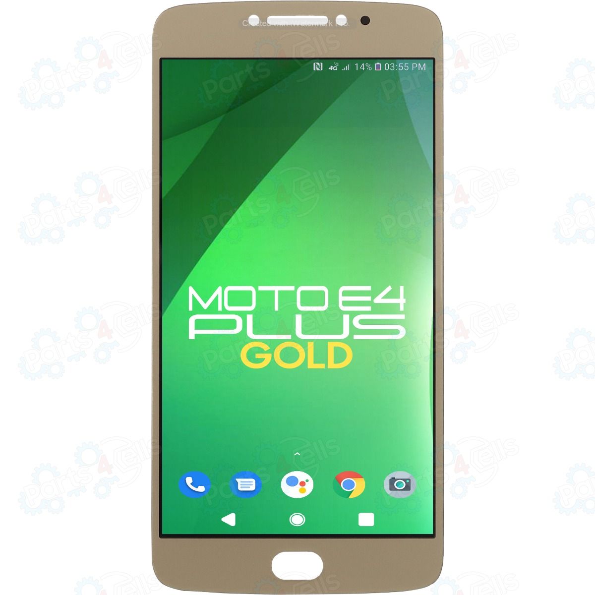 Motorola Moto E4 Plus LCD with Touch + Frame Gold International XT1773, XT1771