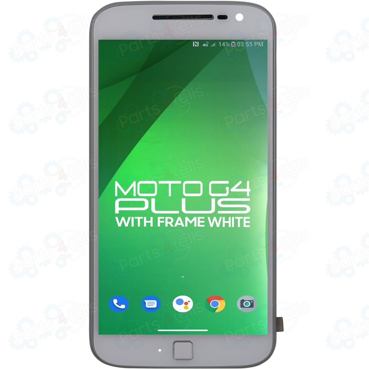 Motorola Moto G4 Plus LCD with Touch + Frame White XT1640, XT1641, XT1642, XT1643, XT1644
