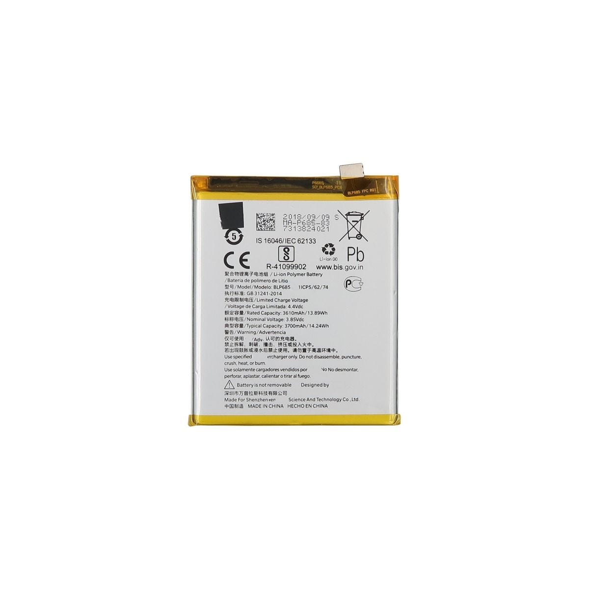 OnePlus 6T Battery