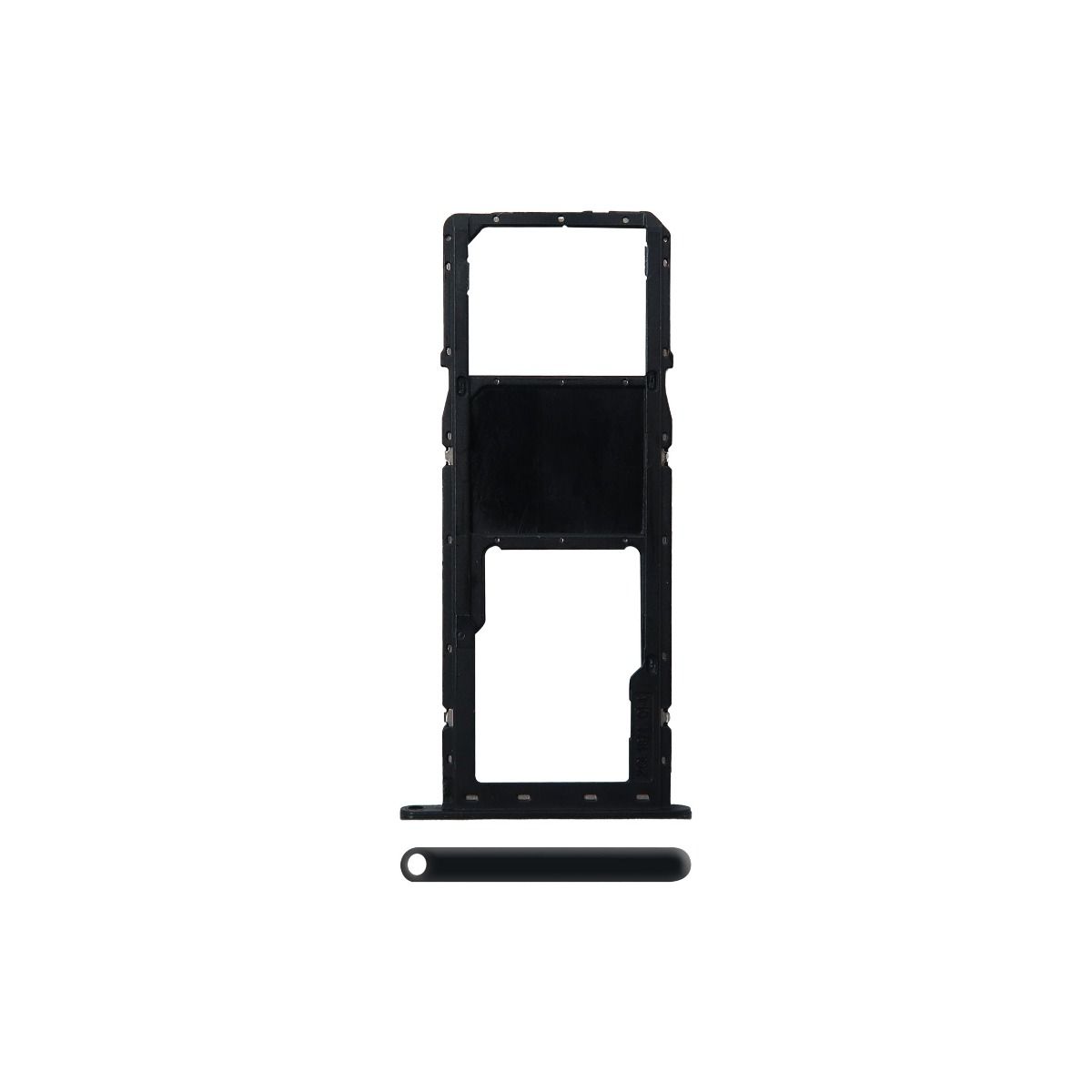 Samsung A01 Sim Tray Black Single