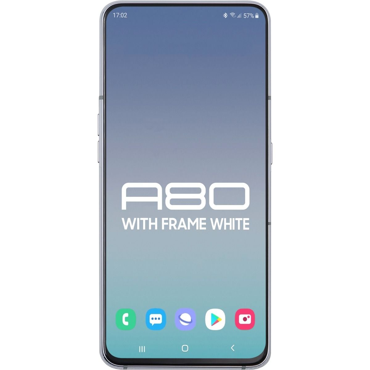 Samsung A80 2019 LCD with Touch + Frame White (Refurbished)