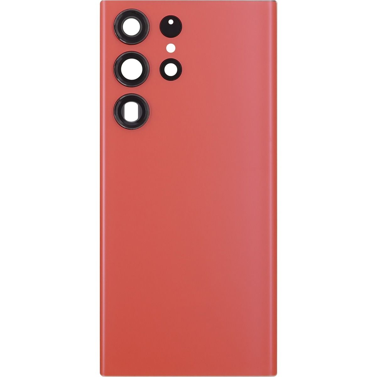 Samsung S23 Ultra 5G Back door with Camera lens Orange / Red