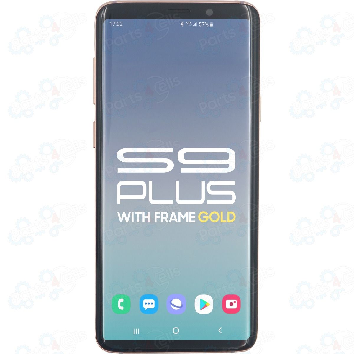 Samsung S9 Plus LCD with Touch + Frame Gold (Refurbished)