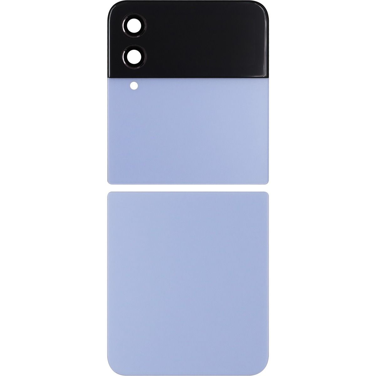 Samsung Z Flip 4 5G Back Door Blue With Camera Lens & LCD (C GRADE OEM PULL)
