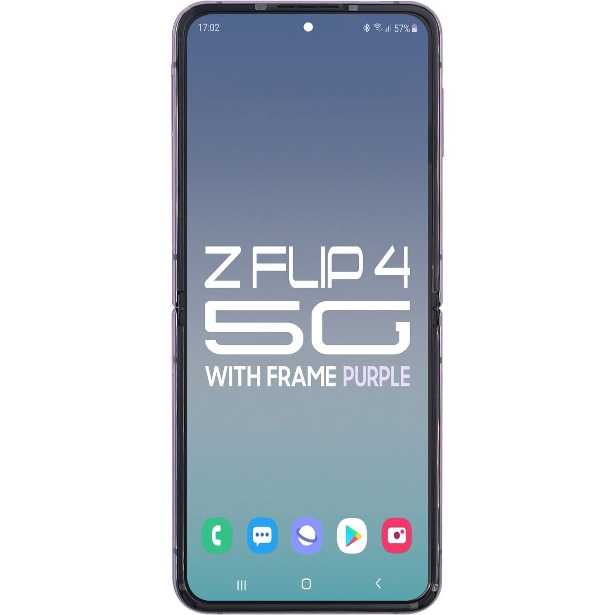 Samsung Z Flip 4 5G LCD With Touch + Frame Bora Purple Service Pack