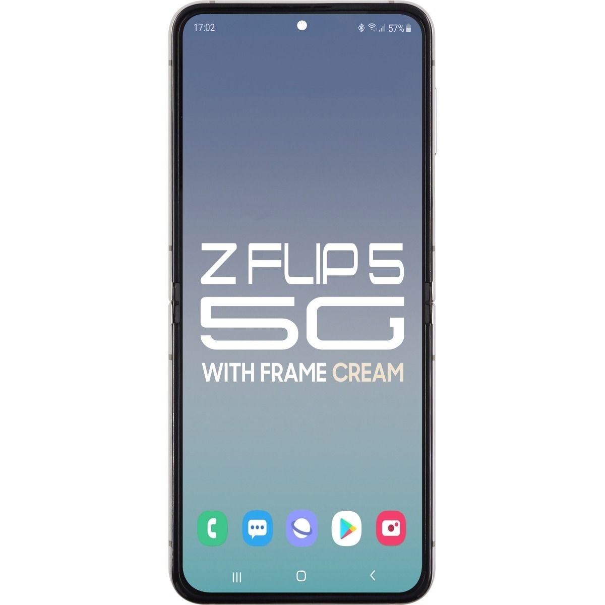 Samsung Z Flip 5 5G LCD With Touch + Frame Cream Service Pack