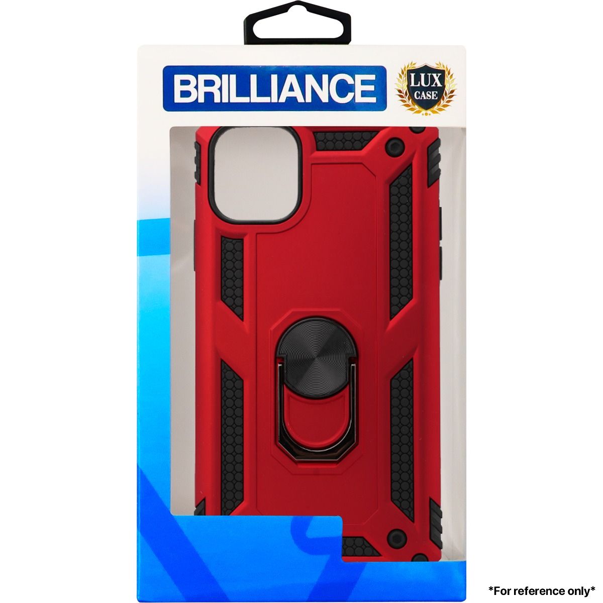 Brilliance LUX iPhone 12 PRO MAX Sergeant Anti-fall Bracket Armor Case Red