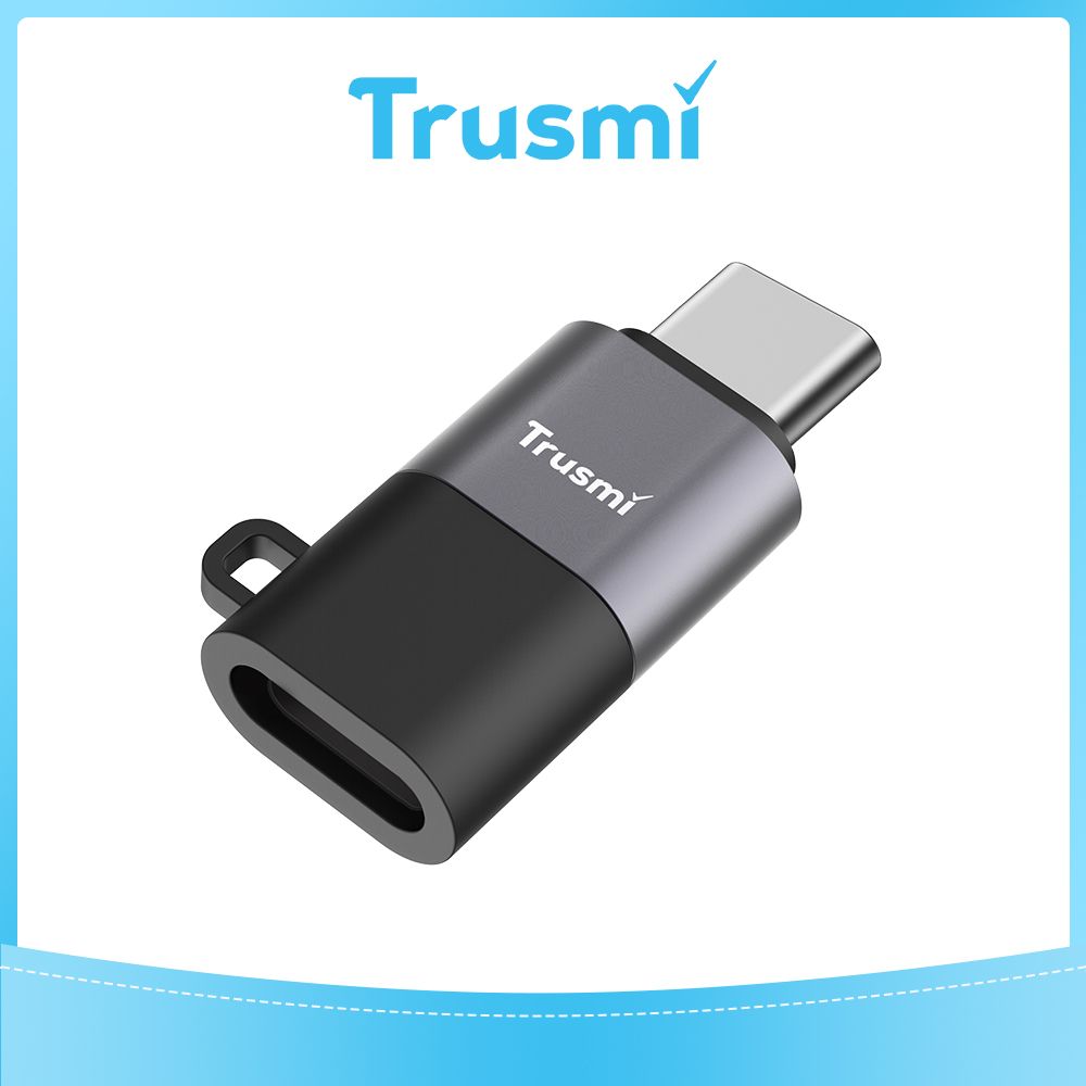 TRUSMI Type-C to iPhone Audio Charging Adapter