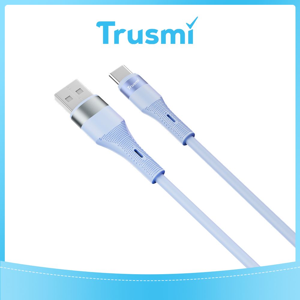 TRUSMI USB to Type C Blue Cable (1M)