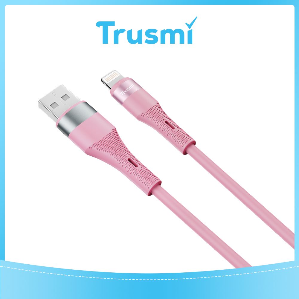 TRUSMI USB to iPhone Pink Cable