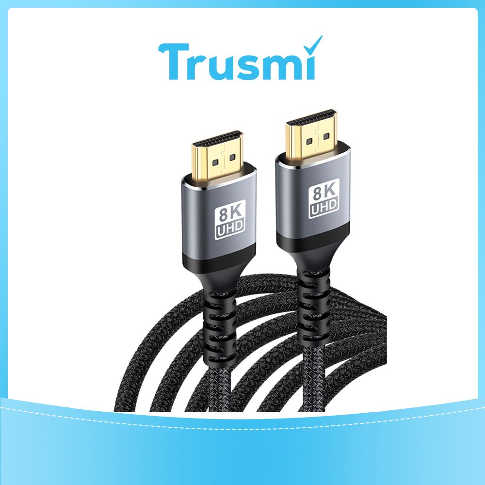 TRUSMI HDMI 2.1 8K Cable Black 1.5M