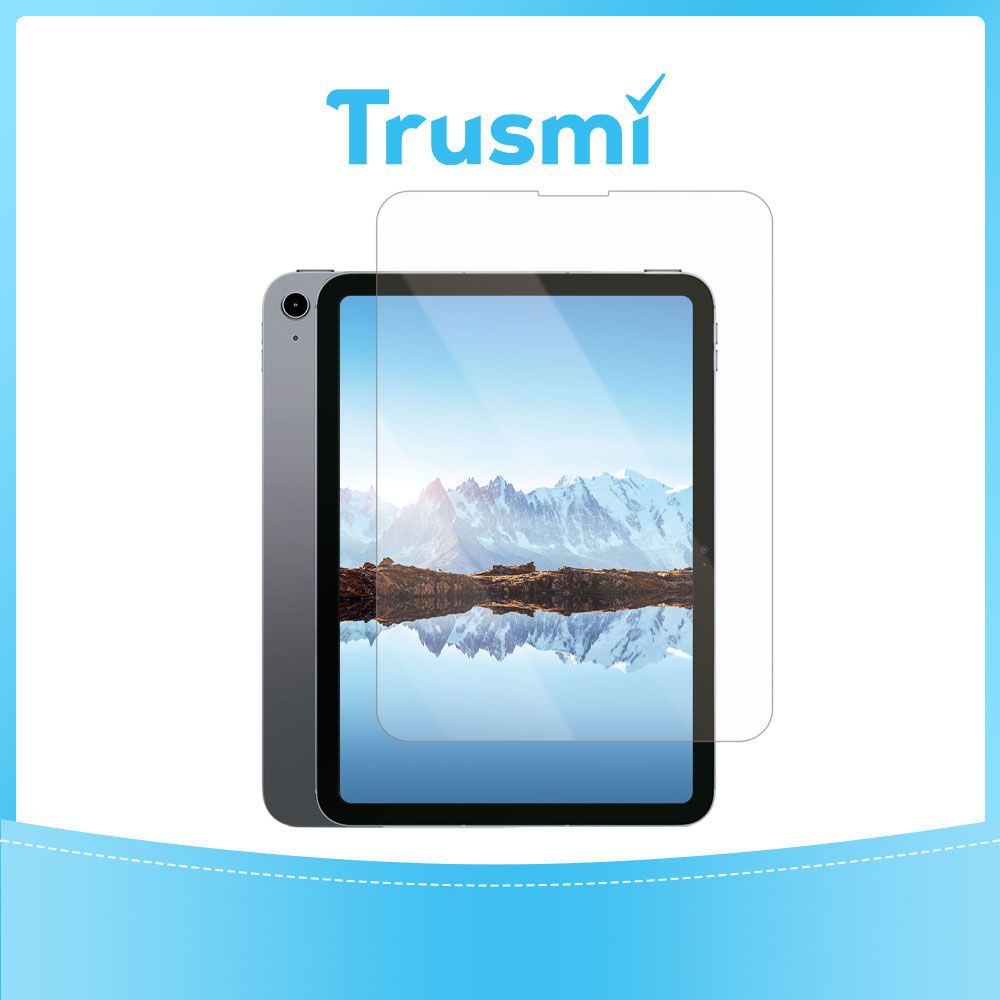 TRUSMI iPad 7 10.2" / iPad 8 10.2" / iPad 9 10.2" Tempered Glass In Retail Packaging