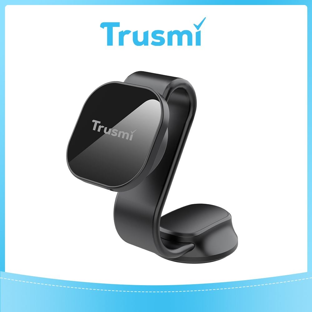 TRUSMI 15W Wireless Foldable Dashboard Magnetic Car Phone Holder
