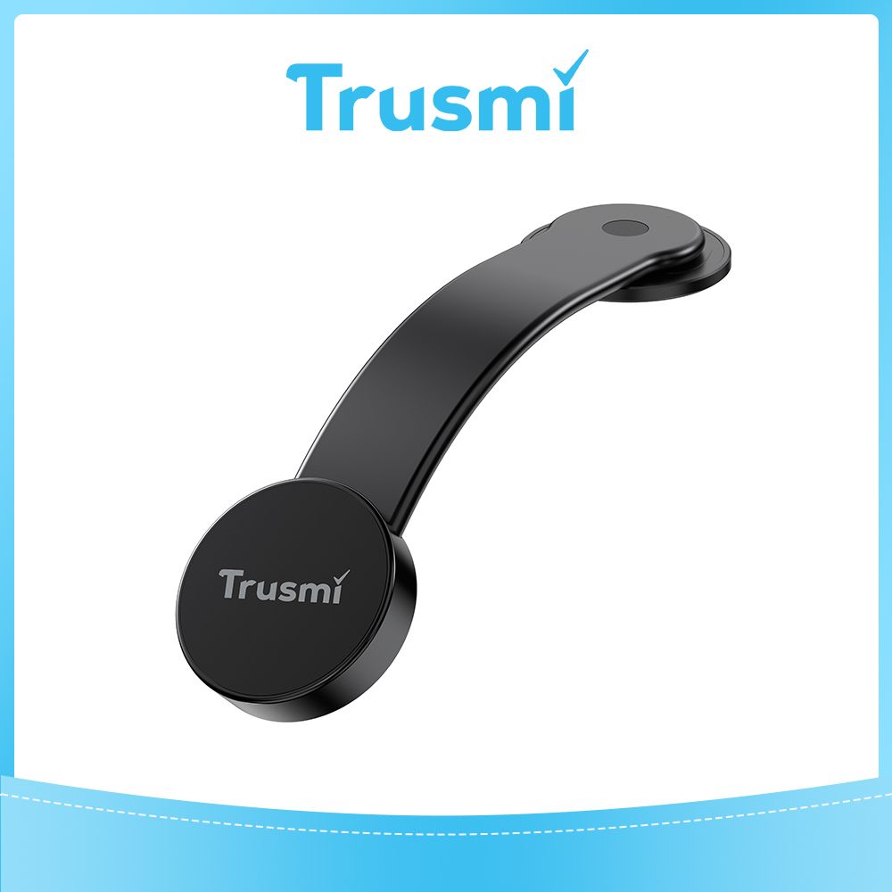 TRUSMI Magnetic Foldable Car Phone Holder Black