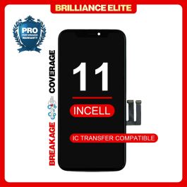 Brilliance Elite iPhone 11 LCD with Touch and Back Plate Black COF