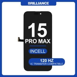 Brilliance iPhone 15 Pro Max LCD with Touch Incell Black (R-IC) (120 HZ)