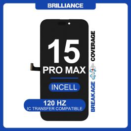 Brilliance iPhone 15 Pro Max LCD with Touch Incell Black (R-IC) (120 HZ)