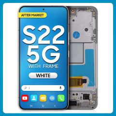 Samsung S22 5G LCD with Touch + Frame After Market OLED White