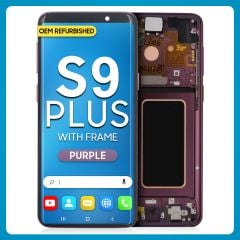 Samsung S9 Plus LCD With Touch + Frame Purple (Refurbished)