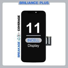 Brilliance Plus iPhone 11 LCD with Touch and Back Plate Black (R-IC)