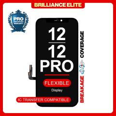 Brilliance Elite iPhone 12 / 12 Pro LCD With Touch Black Soft OLED (R-IC)