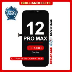 Brilliance Elite iPhone 12 Pro Max LCD With Touch Black Soft OLED (R-IC)